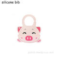 Silicone Baby Bib Cute Animal Waterproof Silicone Weaning Bib Manufactory